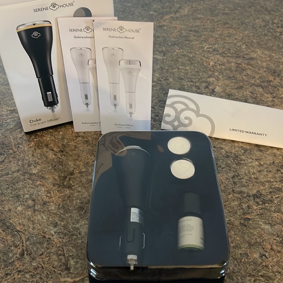 New in gift box Duke Car Diffuser by Serene House NWT - Picture 5 of 11
